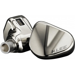 IBASSO KLEE Écouteurs Intra-auriculaires IEM dynamiques Ø10mm 22Ohm 112dB 20Hz-40kHz Argent