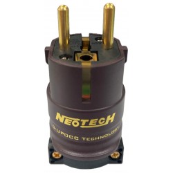 NEOTECH NC-P312G MKII Schuko Type E/F Power Connector G-UPOCC Copper Graphene Silver and Gold Plated Cryo Ø24mm