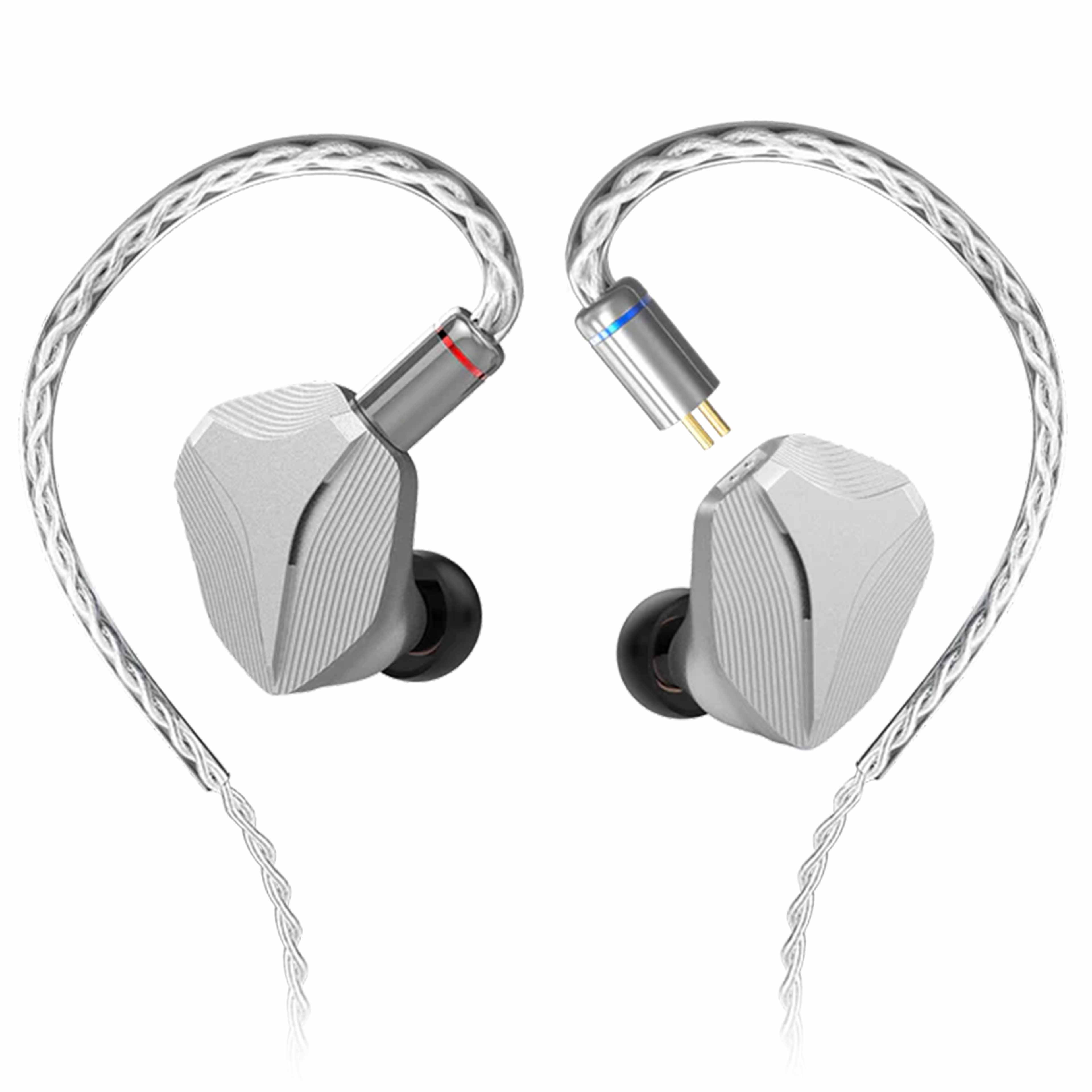 [GRADE A] HIDIZS MP145 Écouteurs Intra-Auriculaire IEM Planar Magnetic 30 Ohm 104dB 20Hz-40Hz Argent