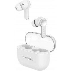 TANCHJIM MINO Écouteurs Intra-Auriculaires TWS Sans Fil Bluetooth 5.3 ANC Blanc