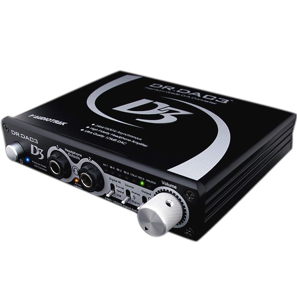 AUDIOTRAK DR.DAC3 TE DAC/AMP/USB 24/192khz - Audiophonics