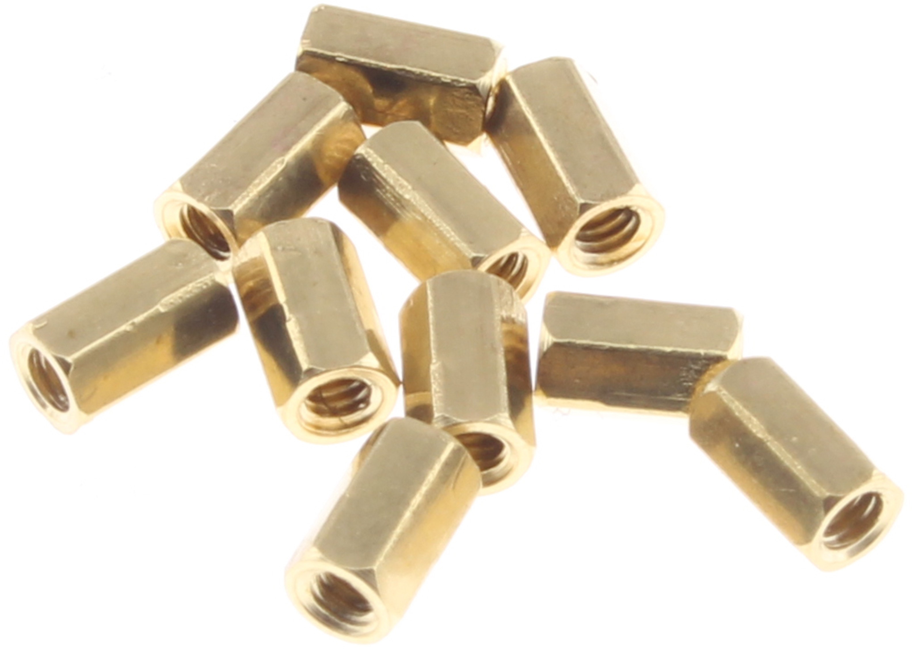 Spacer Brass Female / Female M2x5mm (x10)