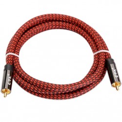 Dixon 5m 6.35mm Jack To Dual Rca Cable