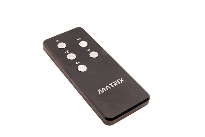 MATRIX Télécommande Aluminium noire