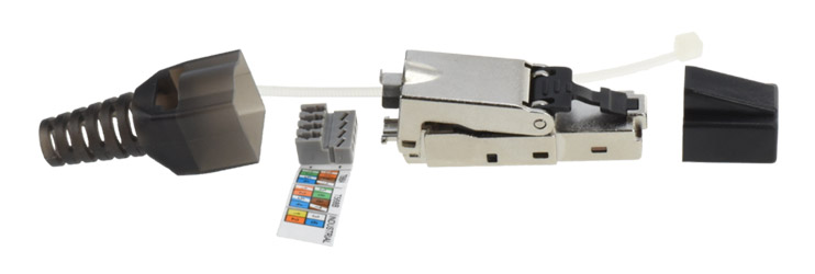 Audiophonics - Connecteur RJ45 Ethernet Cat6 UTP Montage Simplifié Ø9mm