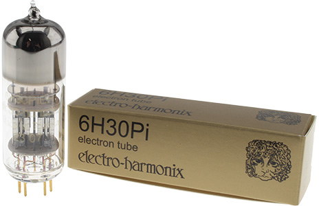 ELECTRO-HARMONIX 6H30PI Gold Pin : Front view