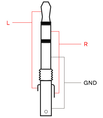 Schema câblage connecteur jack 3.5mm