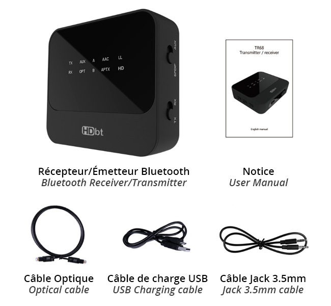 Receveur émetteur Bluetooth - Iconic