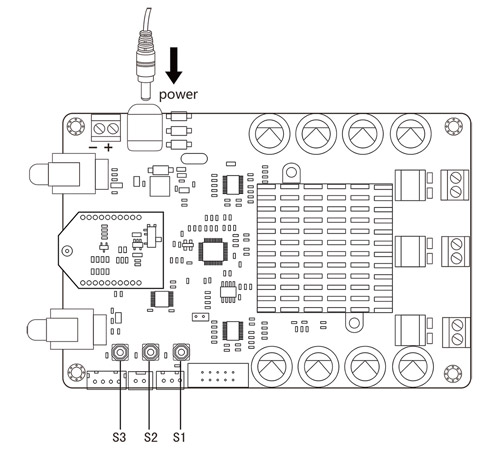 TinySine TSA7800B Module amplificateur 2.1 Class D TPA3116D2 DSP Bluetooth aptX 2x50W 1x100W