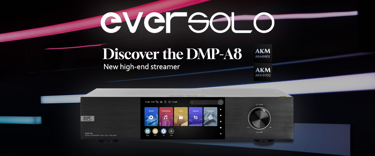 Eversolo DMP-A8 Streamer Network Player Music Service and Hi-Res Strea
