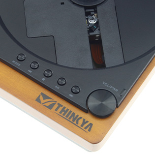 SYITREN R300 Lecteur CD sur Batterie Bluetooth 5.3 Noir / Bois -  Audiophonics