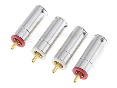 AECO ARP-1512G RCA Connectors Tellurium Copper Gold Plated Ø11mm (Set x4)