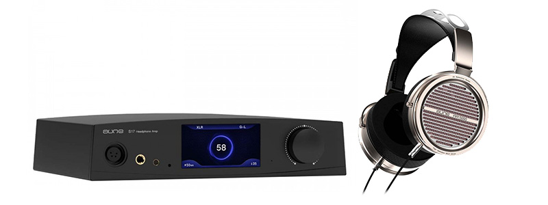 Pack Aune S17 Pro headphone amplifier + Aune AR5000 headphones