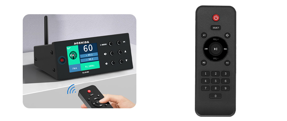 AOSHIDA BLAD-S5 interface and remote control