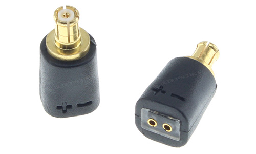 Photo of pair of headphones/IEM adapters
