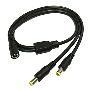 Photo of DC power cable doubler