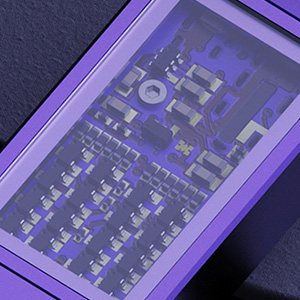 AUNE YUKI SE : View of the transistors through the appliance window