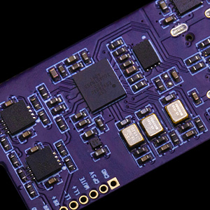 AUNE YUKI SE : close-up on the dac chip and oscillators