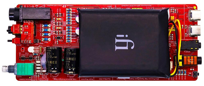 IFI AUDIO iDSD Diablo 2 : PCB et batterie