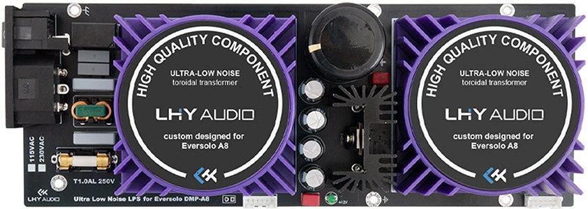 LHY Audio LPS-A8 : Top view