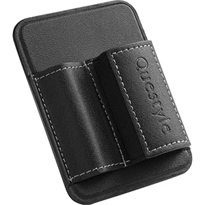 MagSafe Leather Case Black for Questyle M12i / M15i