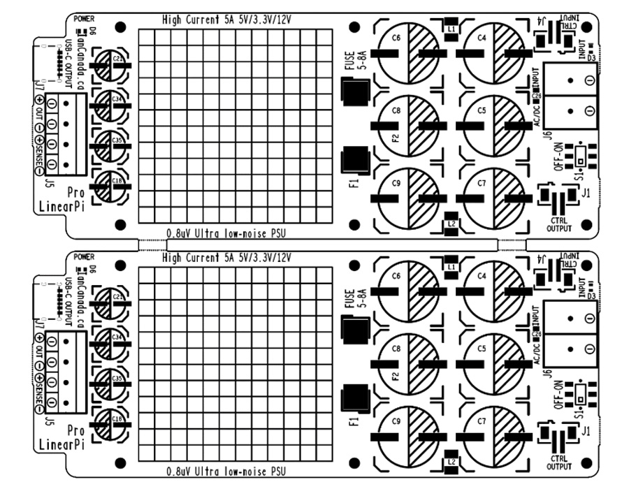 Schéma Ian Canada LinearPi Pro Dual