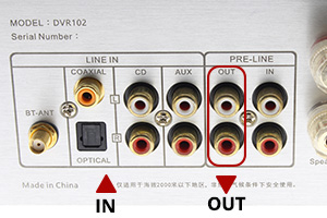 Utilisation préamplificateur