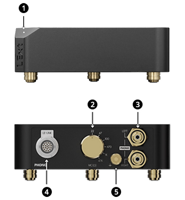 LAiV Harmony LExt PHONO: Presentation diagram