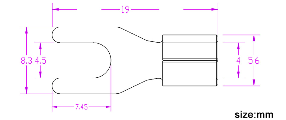 VIBORG VP201-AG dimensions