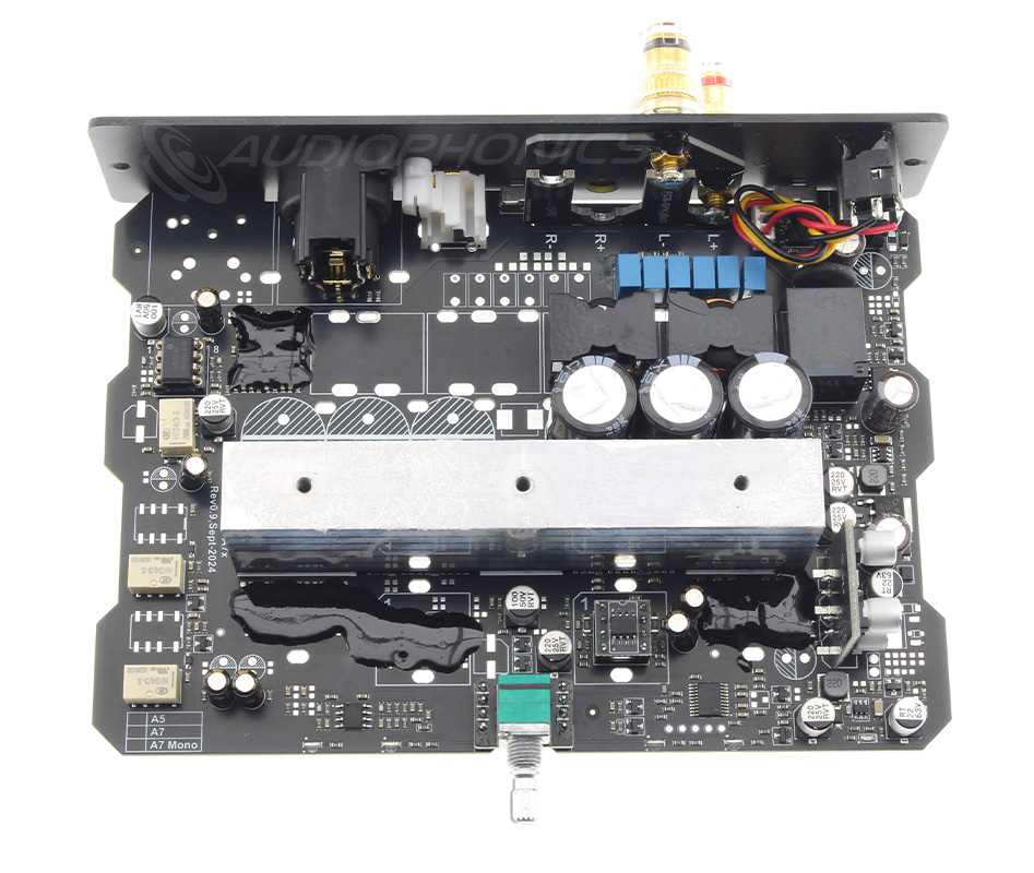 Photo du PCB de l'amplificateur 3E AUDIO A7 Mono