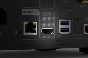 Eversolo DMP-A6 Gen 2 : HDMI multichannel output