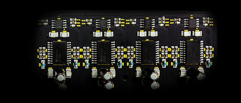 The amplification circuit of the J.C. Acoustics UDP-6P