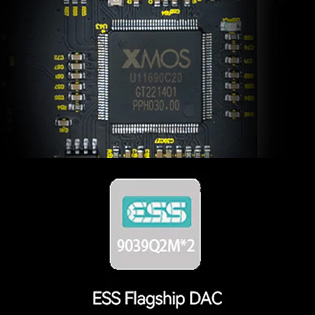 ES9039Q2M DAC and XMOS XU216 interface