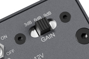 Fosi Audio P4 : Sélecteur de gain