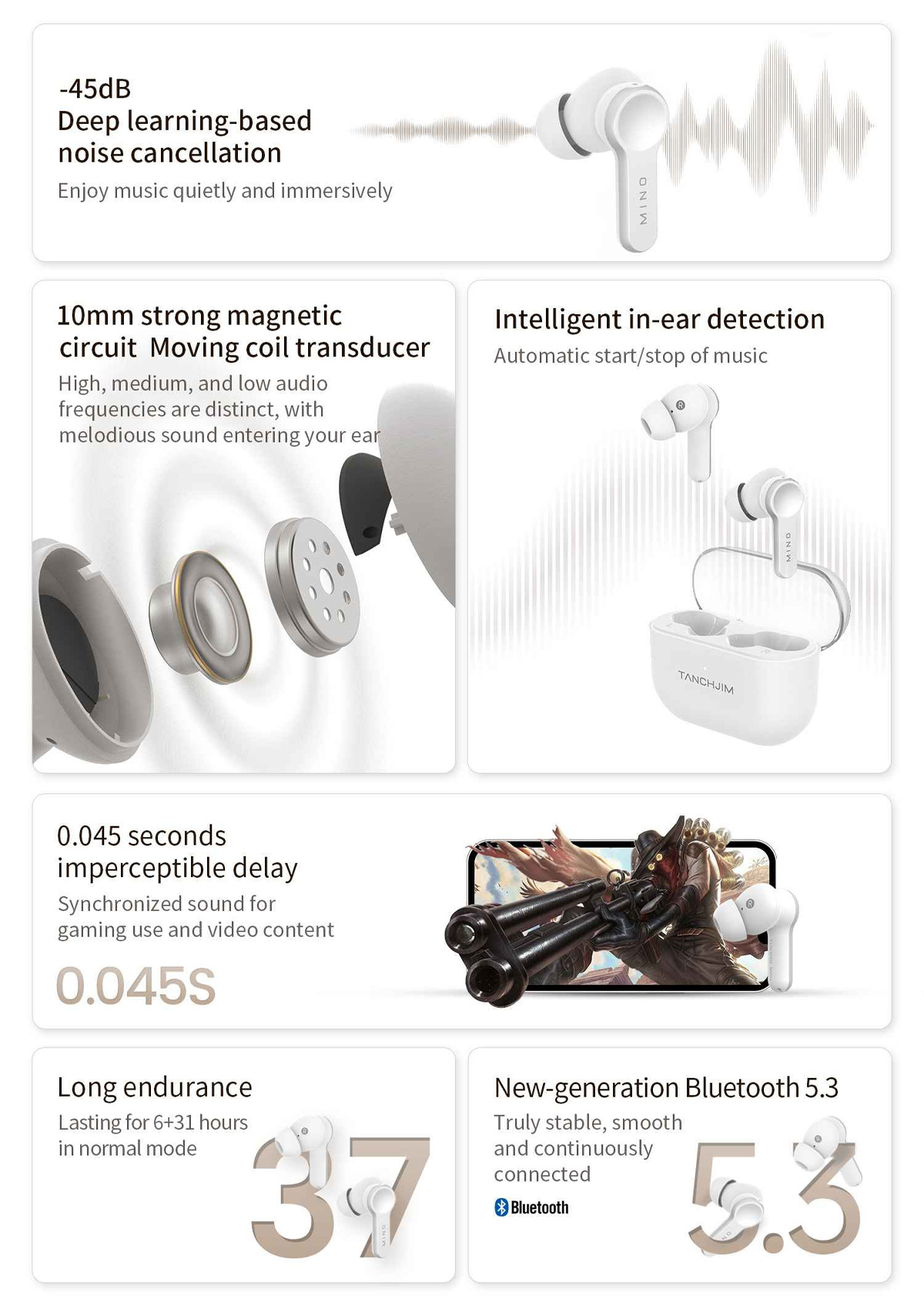 Tanchjim Mino: key features